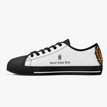 Load image into Gallery viewer, Most High Win: Low Canvas Shoes - White/Black